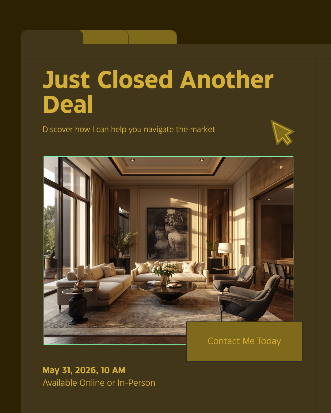 LinkedIn Pro Kit - Content Post Template Just Closed
