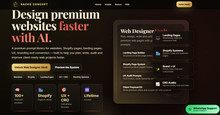 AI Web Designer Vault — 100+ AI Prompts for Websites & Shopify
