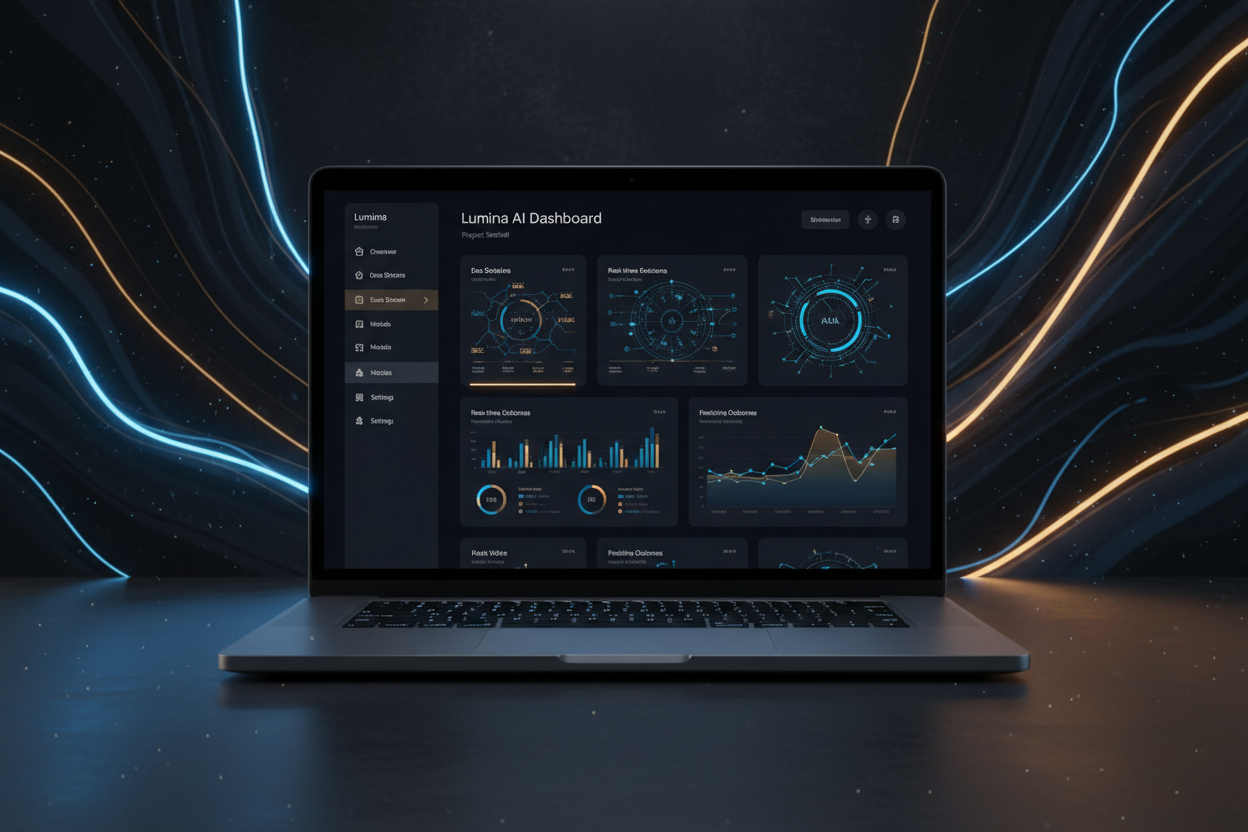 Lumina AI — Dashboard UI kit SaaS premium